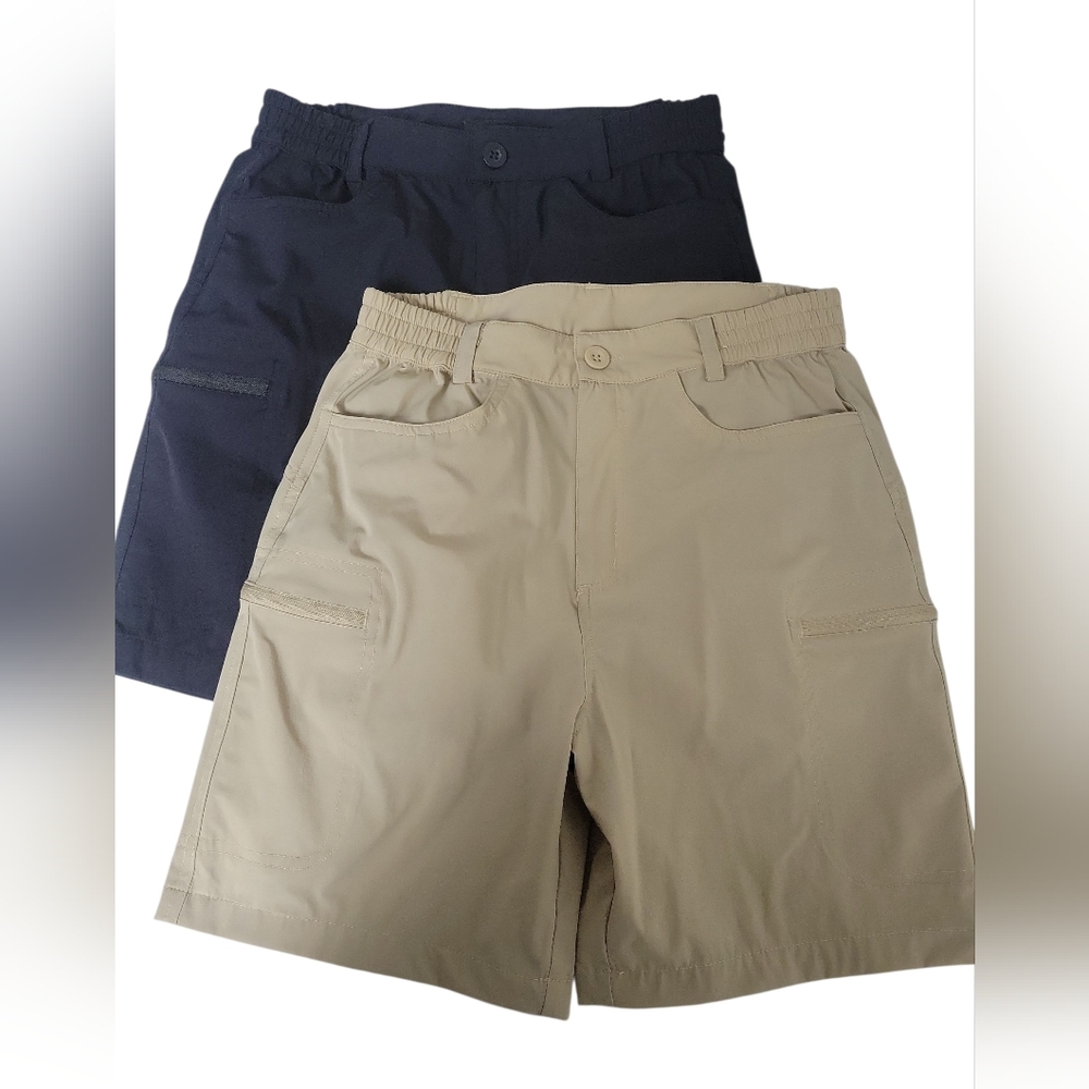 Viodia Women's Shorts Small High Waist 7" Stretch Cargo Hiking Golf Outdoor